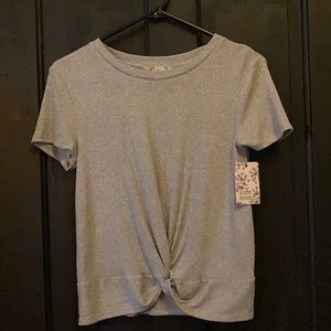 knotted Pink Republic shirt